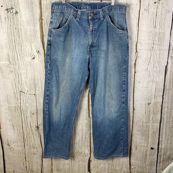 Vintage Gap Worker Jeans High Rise Baggy Wide Leg Size 34 X 28220
